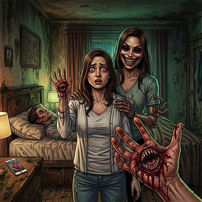 Swipe Right for Delivery - Dating App Mystery Paranormal Story Cover Art